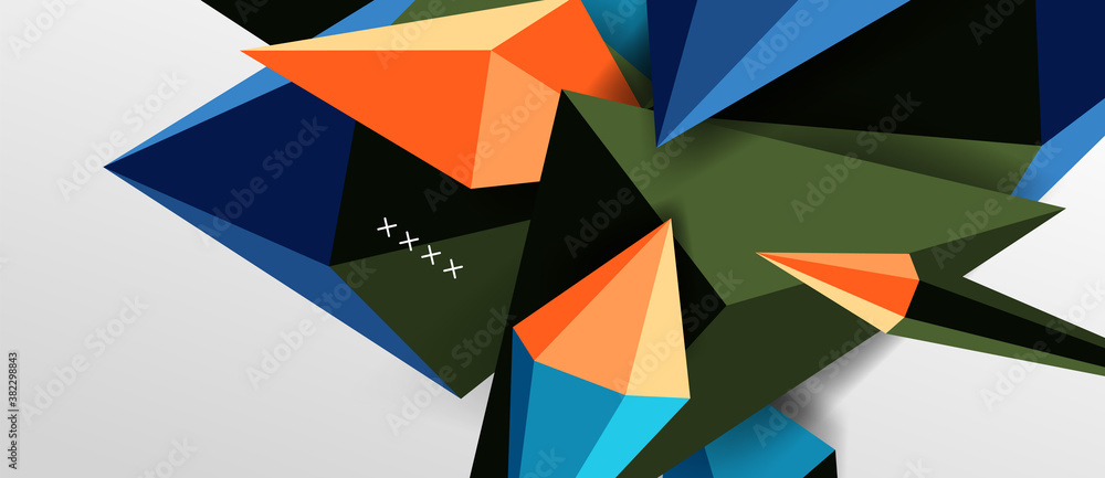 3d low poly abstract shape background vector illustration 3d low poly abstract shape background vector illustration