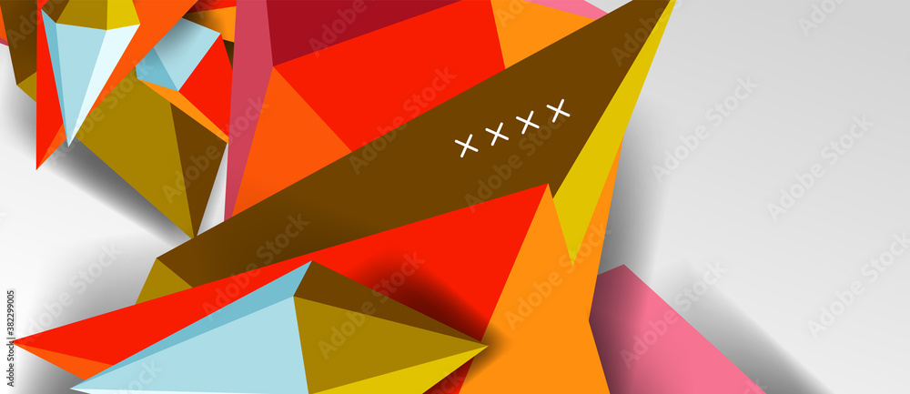 3d low poly abstract shape background vector illustration 3d low poly abstract shape background vector illustration