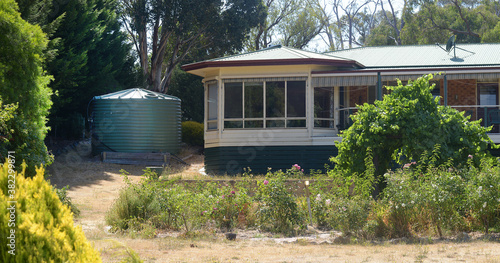Water tanks in use in Australia photo