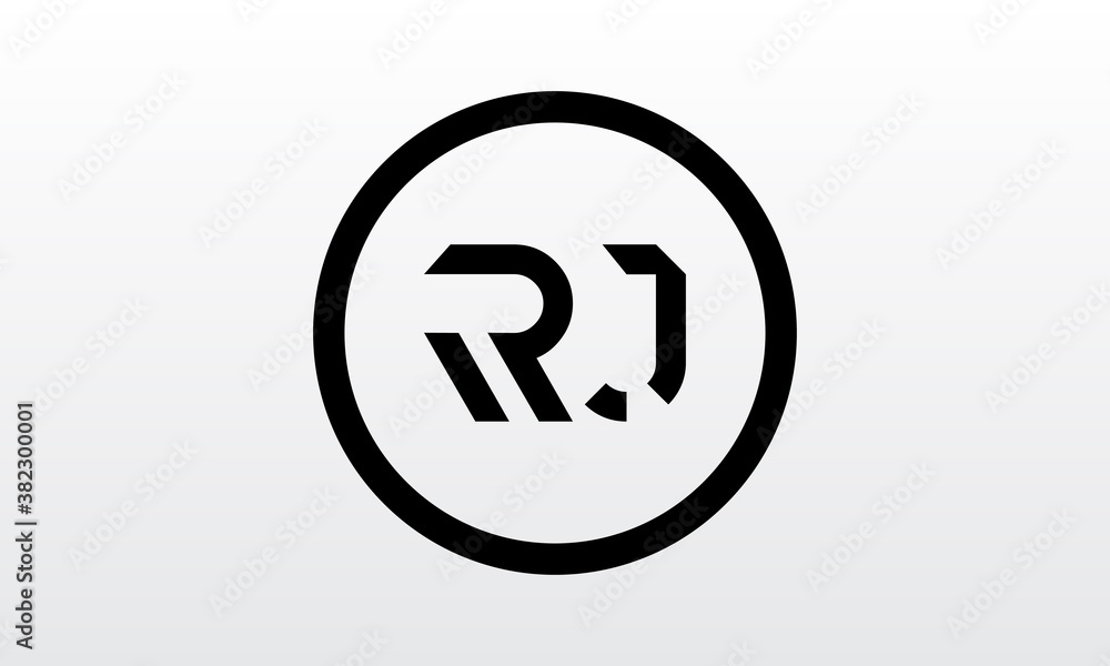 Initial rj letter logo with creative modern business typography vector template. Creative letter rj logo design. Initial rj letter logo with creative modern business typography vector template. Creative letter rj logo design.