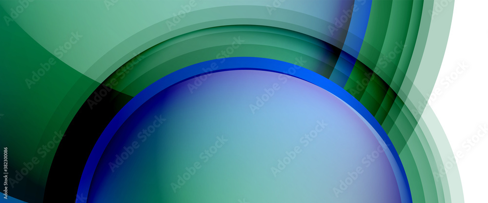 Circles and bubbles abstract background. Fluid liquid round shapes for web banner, app or poster Circles and bubbles abstract background. Fluid liquid round shapes for web banner, app or poster