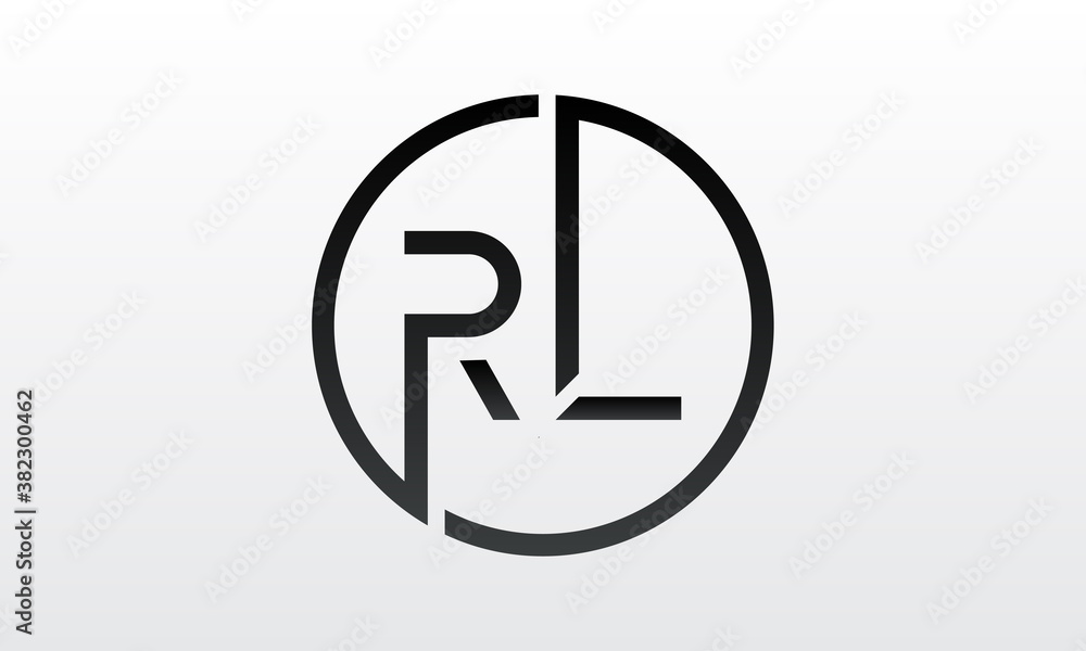 Initial rl letter logo with creative modern business typography vector template. Creative letter rl logo design. Initial rl letter logo with creative modern business typography vector template. Creative letter rl logo design.