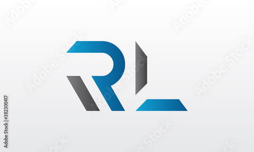 Free Download Initial rl letter logo with creative modern business typography vector template. Creative letter rl logo design. - GFXLoad