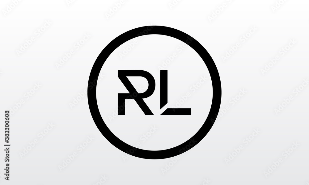 Initial rl letter logo with creative modern business typography vector template. Creative letter rl logo design. Initial rl letter logo with creative modern business typography vector template. Creative letter rl logo design.