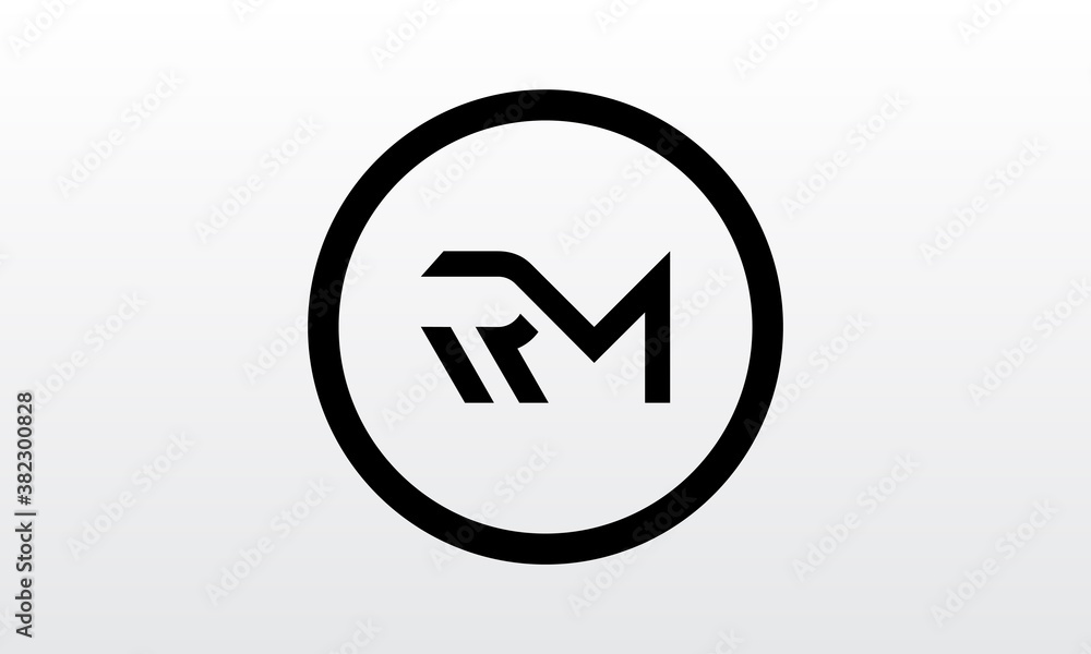 Initial rm letter logo with creative modern business typography vector template. Creative letter rm logo design. Initial rm letter logo with creative modern business typography vector template. Creative letter rm logo design.