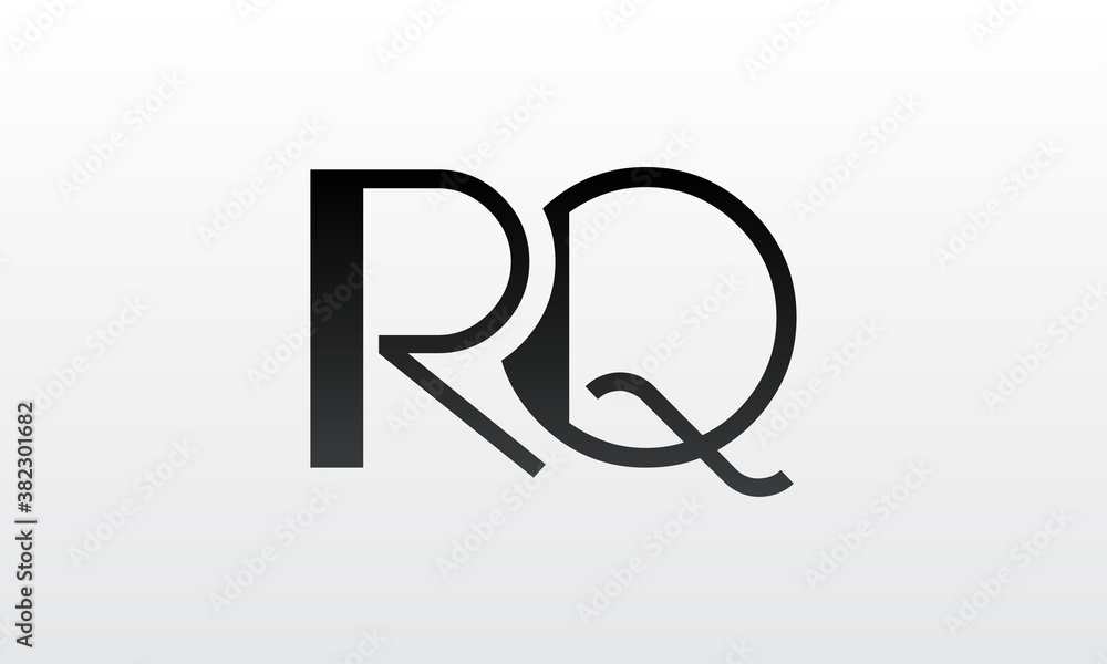 Initial rq letter logo with creative modern business typography vector template. Creative letter rq logo design. Initial rq letter logo with creative modern business typography vector template. Creative letter rq logo design.