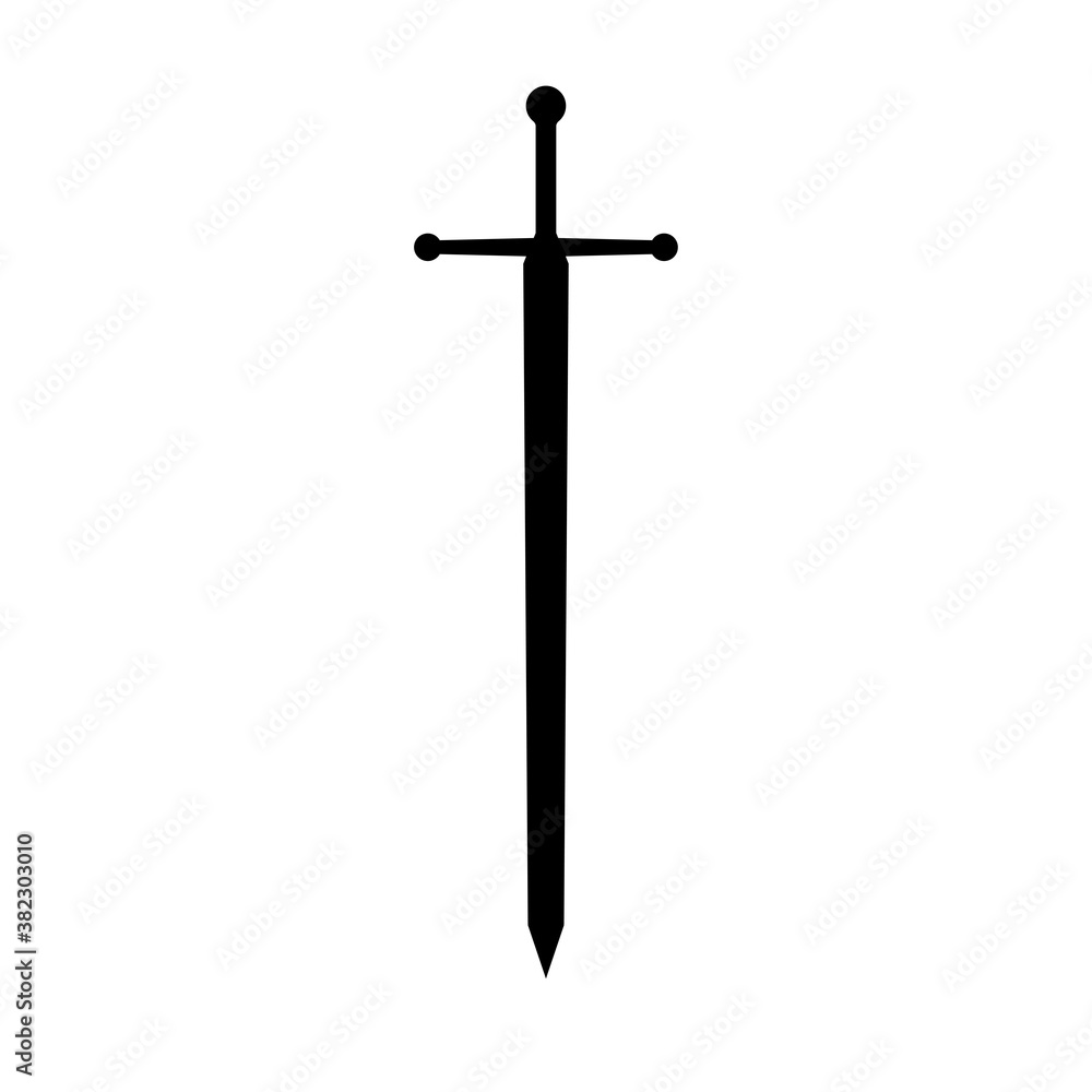 sword flat icon vector illustration sword flat icon vector illustration