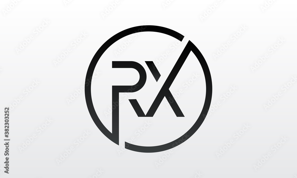 Initial rx letter logo with creative modern business typography vector template. Creative letter rx logo design. Initial rx letter logo with creative modern business typography vector template. Creative letter rx logo design.