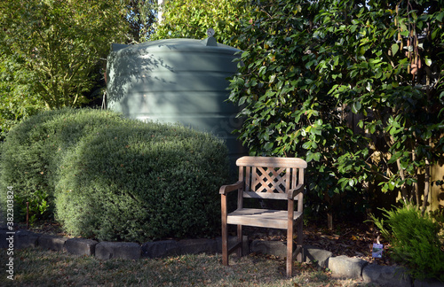 Water tanks in use in Australia