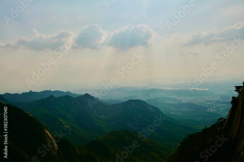 landscape with clouds