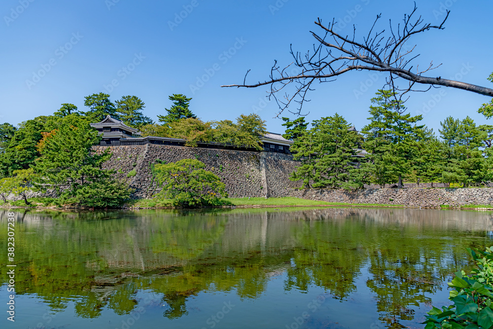 島根 国宝松江城の風景
