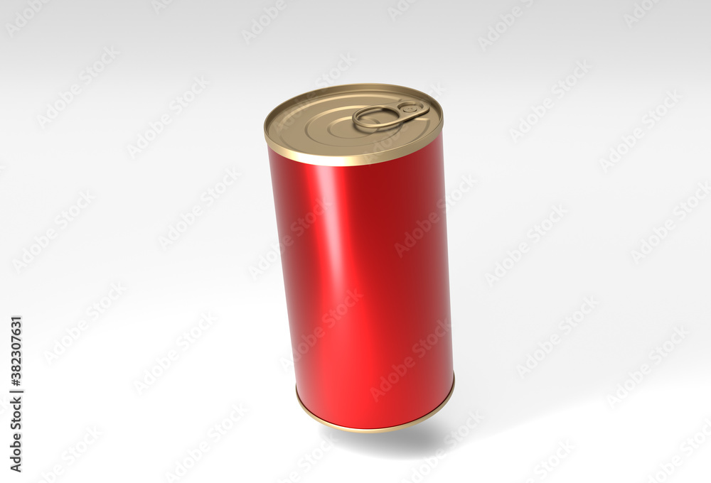 Fish can mockup 3d render for product design. Fish can mockup 3d render for product design.