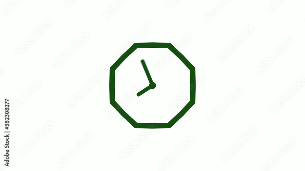 12 hours counting down green dark clock icon without trick,clock icon 12 hours counting down green dark clock icon without trick,clock icon