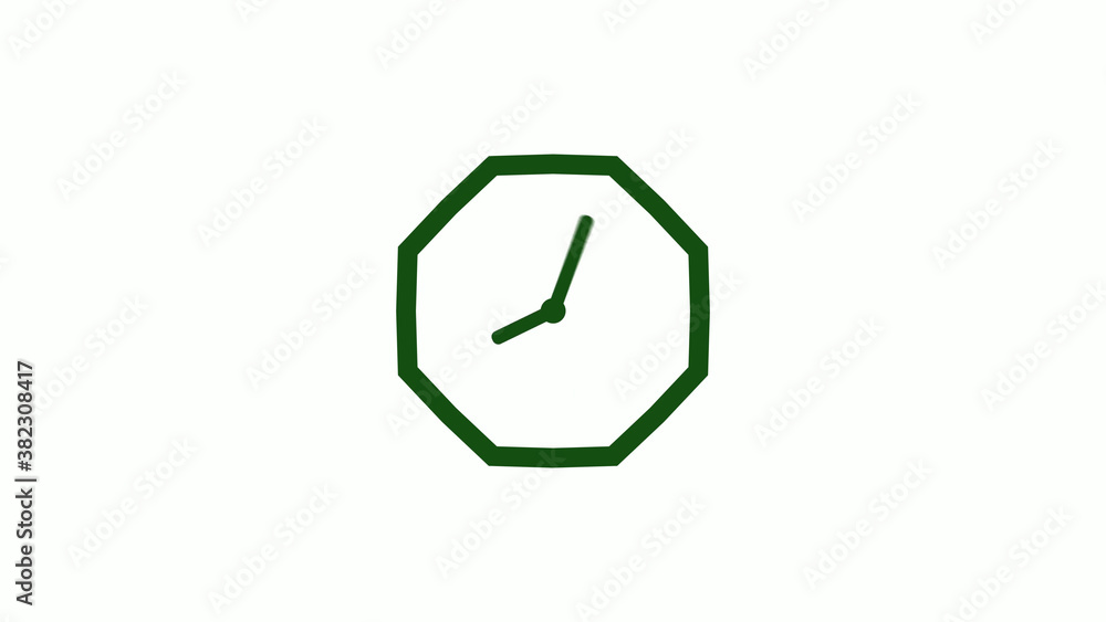 12 hours counting down green dark clock icon without trick,clock icon 12 hours counting down green dark clock icon without trick,clock icon