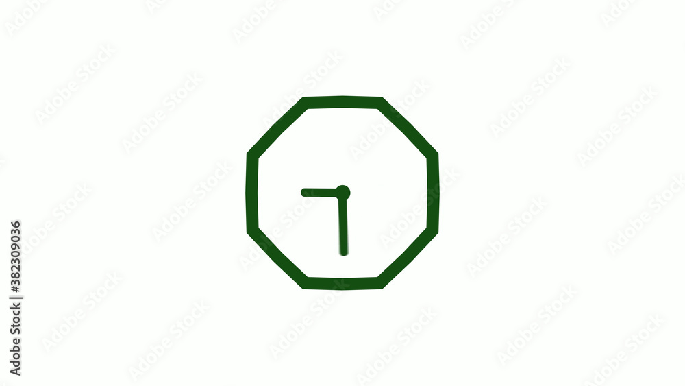 12 hours counting down green dark clock icon without trick,clock icon 12 hours counting down green dark clock icon without trick,clock icon
