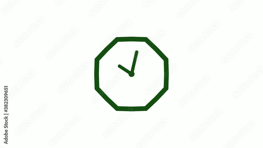 12 hours counting down green dark clock icon without trick,clock icon 12 hours counting down green dark clock icon without trick,clock icon