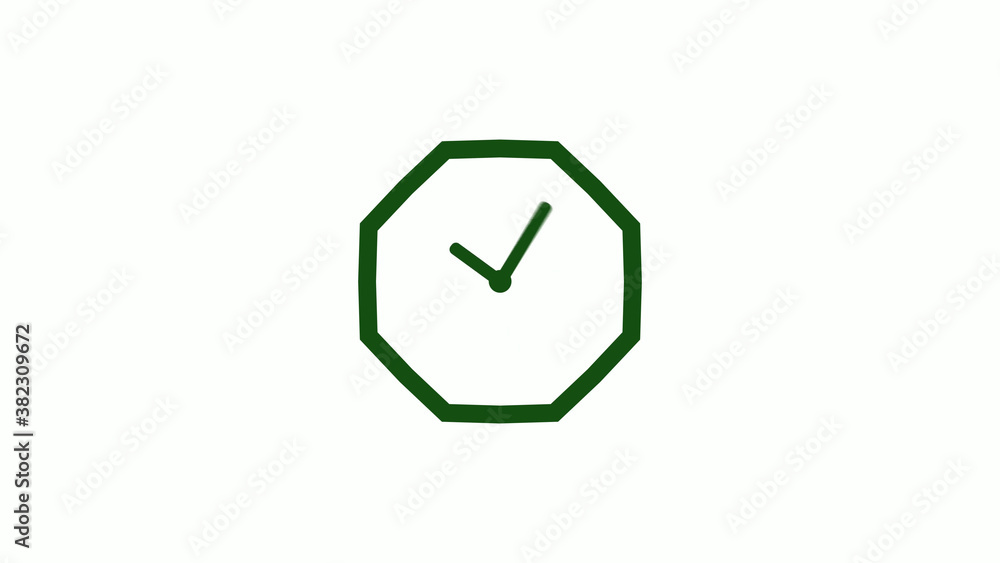 12 hours counting down green dark clock icon without trick,clock icon 12 hours counting down green dark clock icon without trick,clock icon