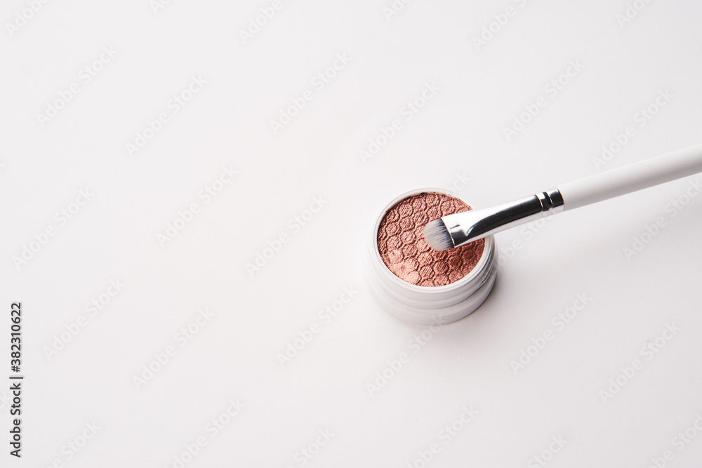 professional eyeshadow on isolated background and makeup brushes cosmetics fashion professional eyeshadow on isolated background and makeup brushes cosmetics fashion