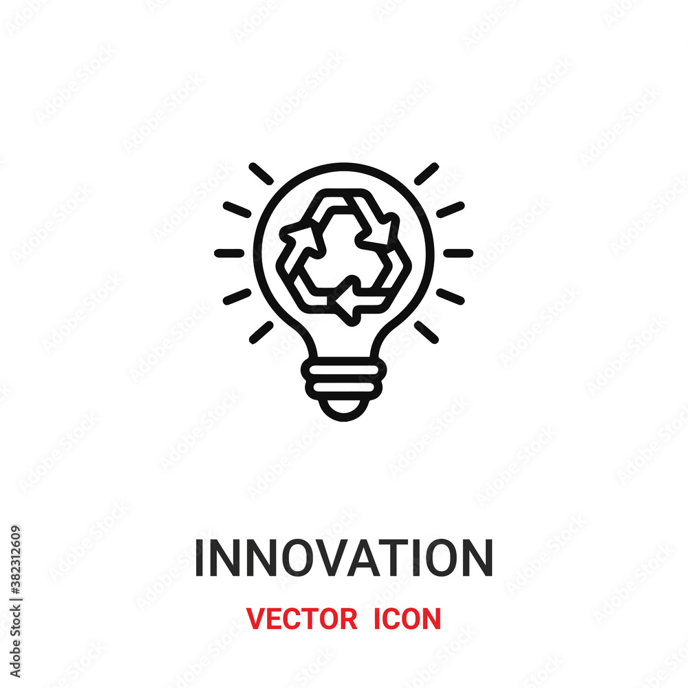 innovation icon vector symbol. innovation bulb symbol icon vector for your design. Modern outline icon for your website and mobile app design. innovation icon vector symbol. innovation bulb symbol icon vector for your design. Modern outline icon for your website and mobile app design.