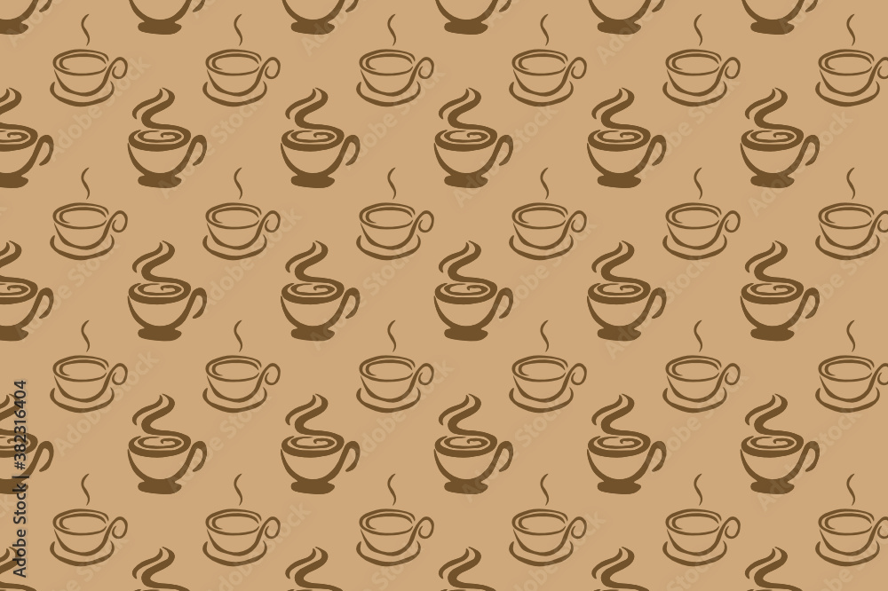 seamless coffee pattern. suitable for wallpapers and backgrounds. seamless coffee pattern. suitable for wallpapers and backgrounds.