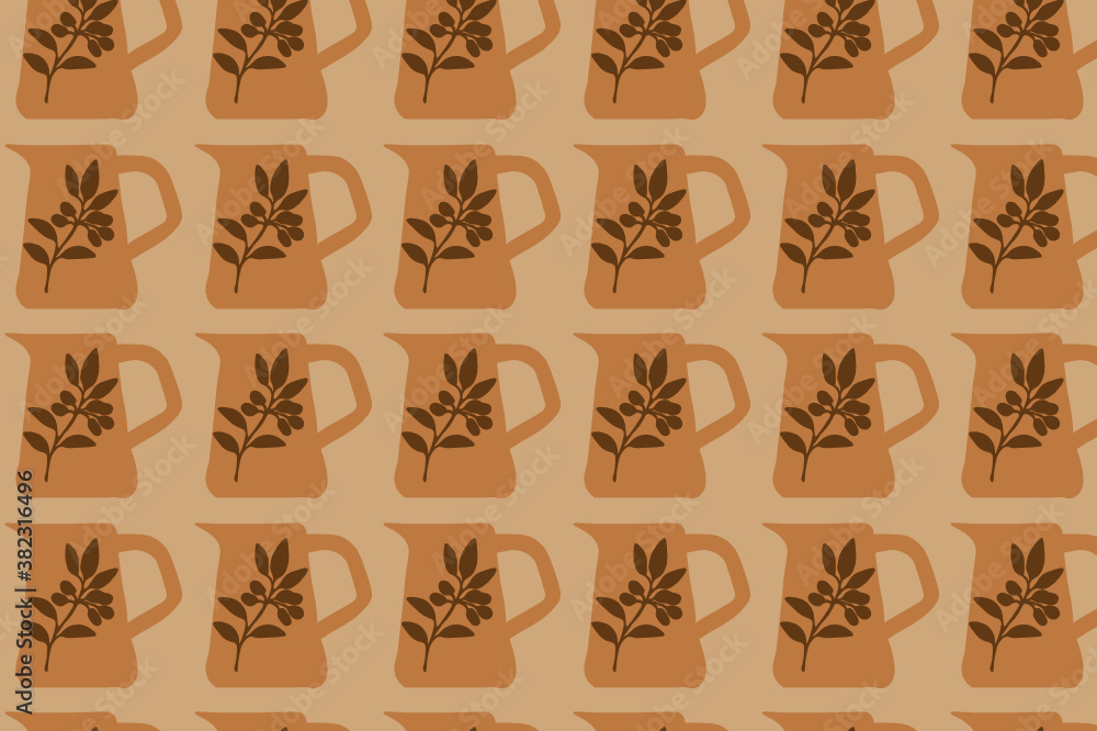 seamless coffee pattern. suitable for wallpapers and backgrounds. seamless coffee pattern. suitable for wallpapers and backgrounds.