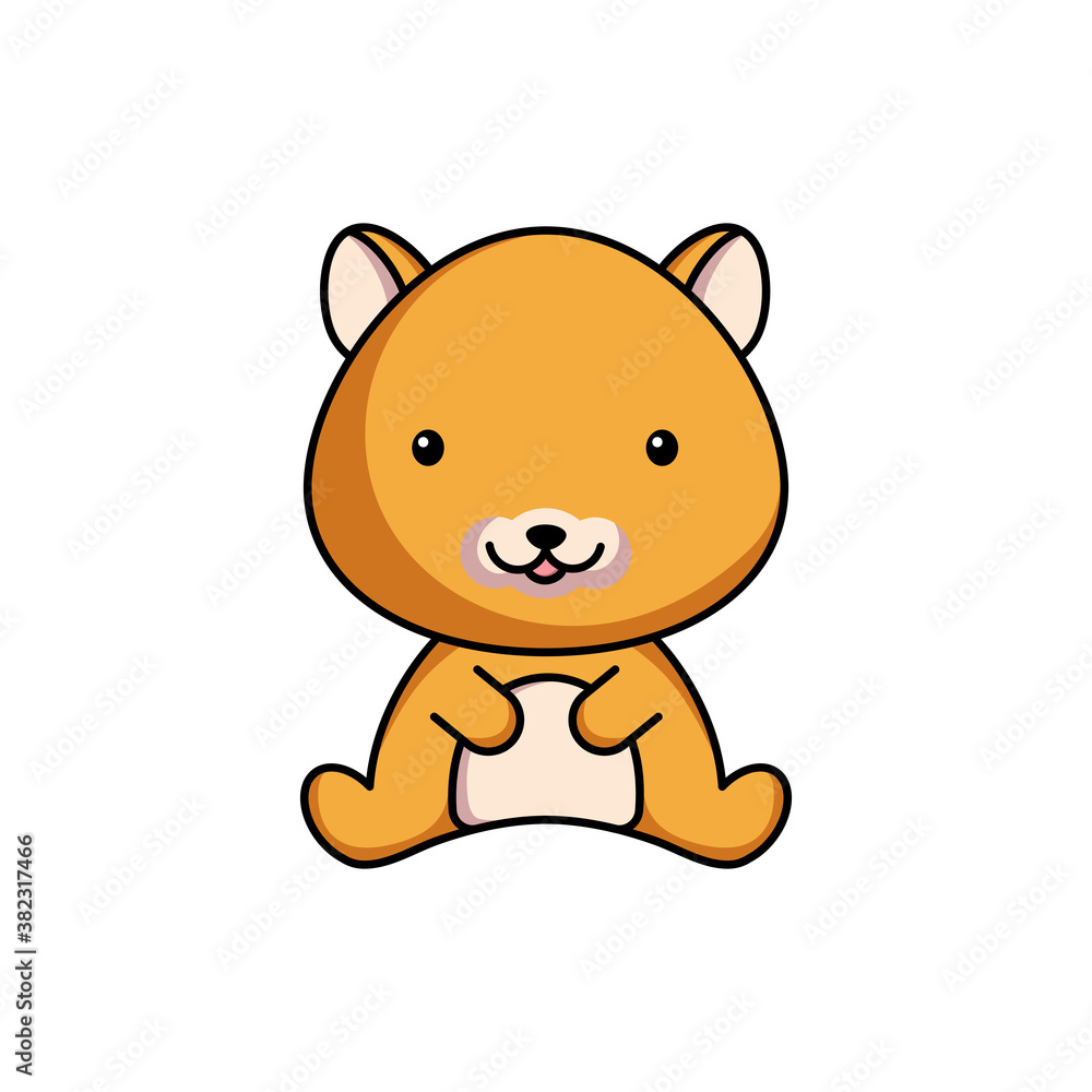 Cute business hamster icon on white background. Mascot cartoon animal character design of album, scrapbook, greeting card, invitation, flyer, sticker, card. Flat vector stock illustration. Cute business hamster icon on white background. Mascot cartoon animal character design of album, scrapbook, greeting card, invitation, flyer, sticker, card. Flat vector stock illustration.