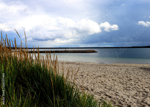 Beach view with cloudy weather and turquoise sea - Ostsee Resort Olpenitz © Michael Lerch