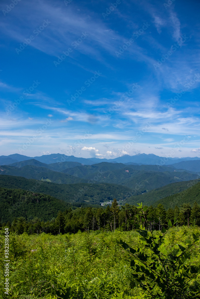 四国の美しい山並み 四国の美しい山並み