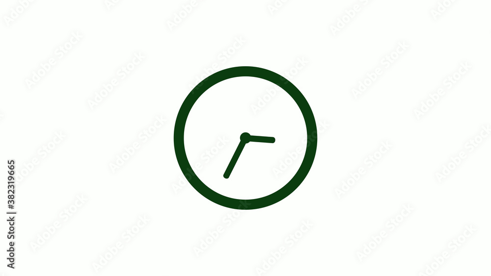 Green dark 12 hours circle clock icon on white background,clock icon,new clock icon Green dark 12 hours circle clock icon on white background,clock icon,new clock icon