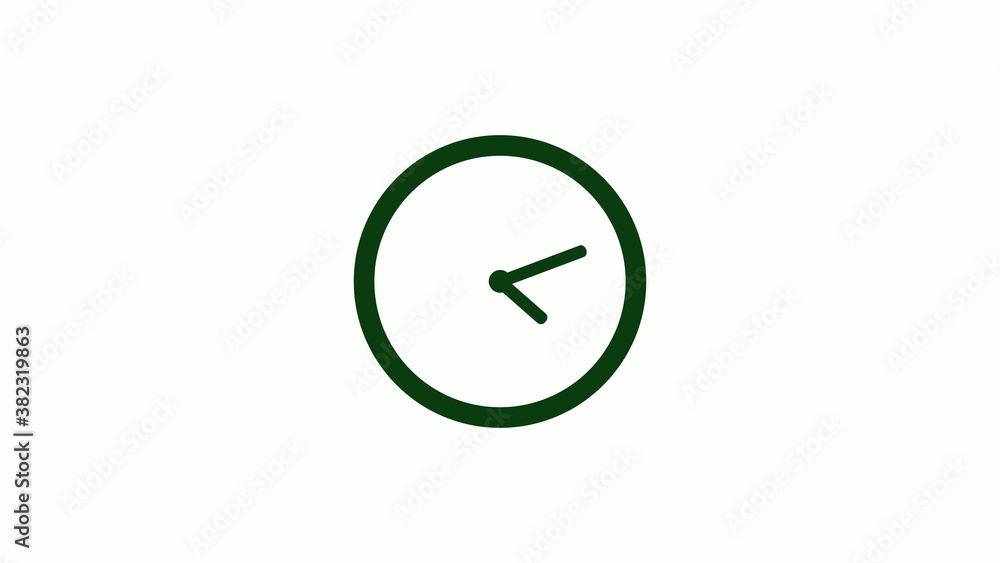 Green dark 12 hours circle clock icon on white background,clock icon,new clock icon Green dark 12 hours circle clock icon on white background,clock icon,new clock icon
