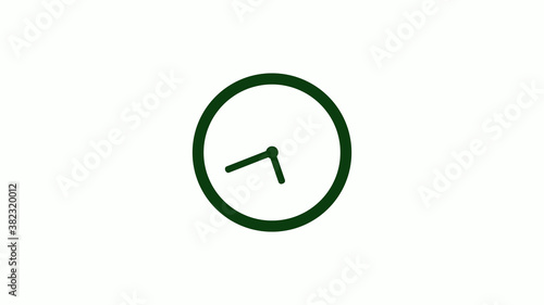 Green dark 12 hours circle clock icon on white background,clock icon,new clock icon Free Download Green dark 12 hours circle clock icon on white background,clock icon,new clock icon - GFXLoad