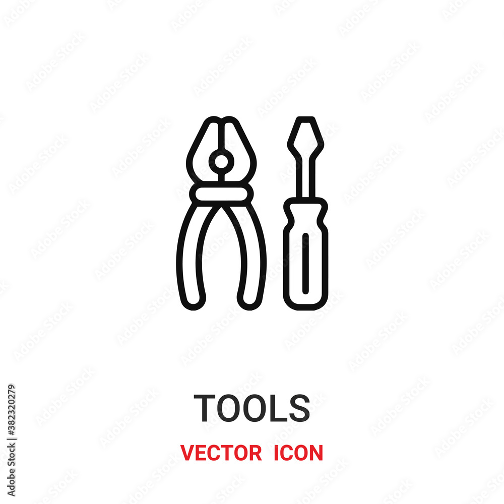 tools icon vector symbol. screw symbol icon vector for your design. Modern outline icon for your website and mobile app design. tools icon vector symbol. screw symbol icon vector for your design. Modern outline icon for your website and mobile app design.