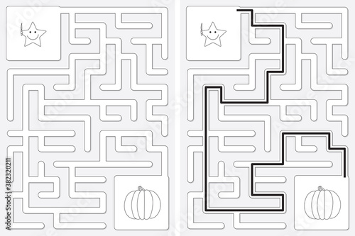 Easy little star maze