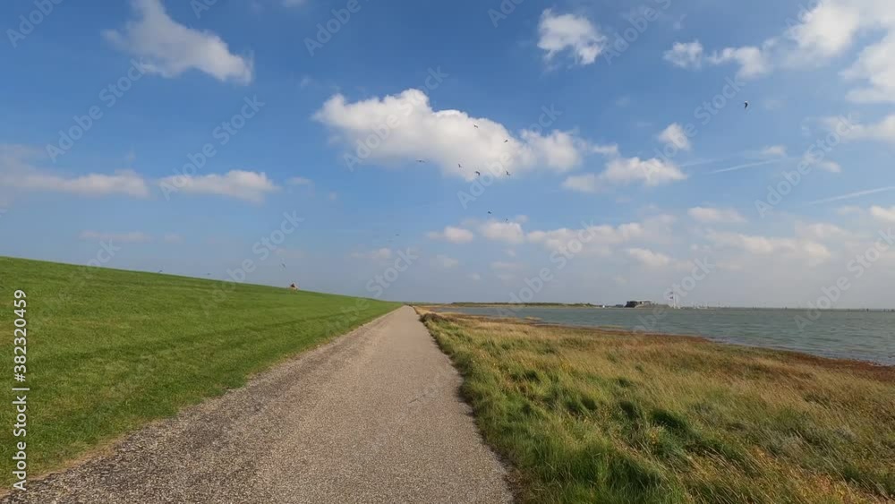 Schiermonnikoog Harbor and Wadden sea at low tide Schiermonnikoog Harbor and Wadden sea at low tide