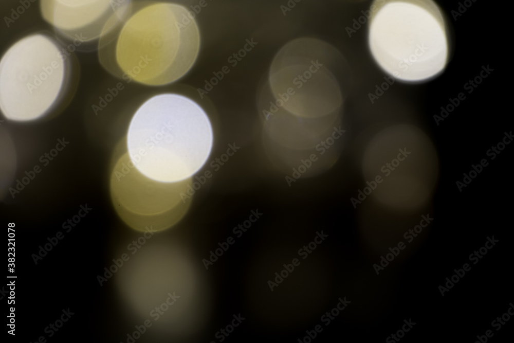 soft focus, out of focus a lot of LED light bulb in the dark night soft focus, out of focus a lot of LED light bulb in the dark night