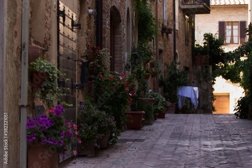 Alley in the city of Pienza © Stefano