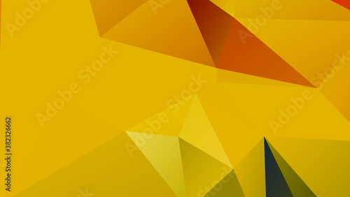 Abstract Orang Color Polygon Background Design, Abstract Geometric Origami Style With Gradient. Presentation,Website, Backdrop, Cover,Banner,Pattern Template