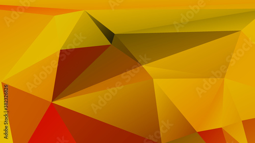 Abstract Orang Color Polygon Background Design, Abstract Geometric Origami Style With Gradient. Presentation,Website, Backdrop, Cover,Banner,Pattern Template