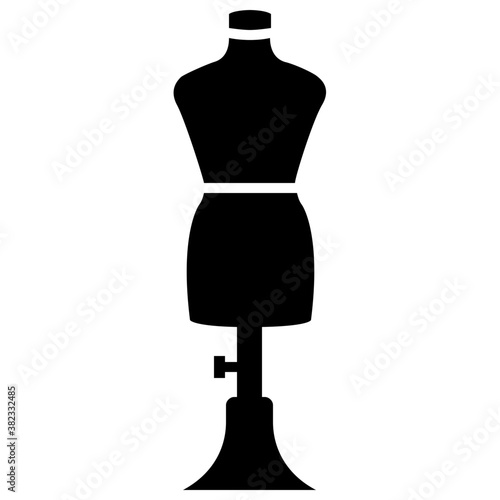 
Articulated body, mannequin solid icon
