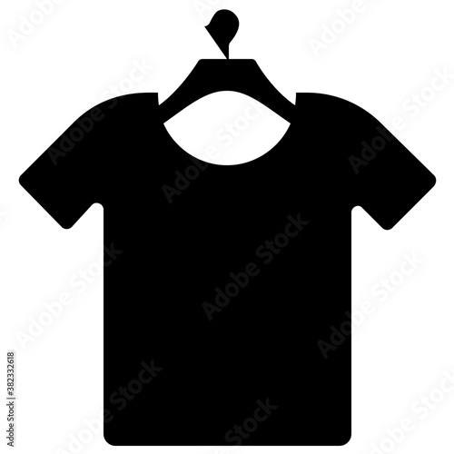 
Dirty shirt, germs solid icon design 
