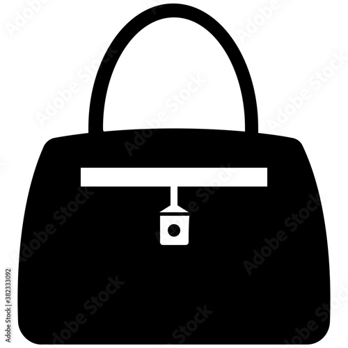 
Handbag solid icon design 
