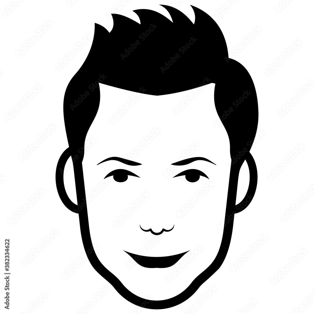 Male avatar line icon
Male avatar line icon