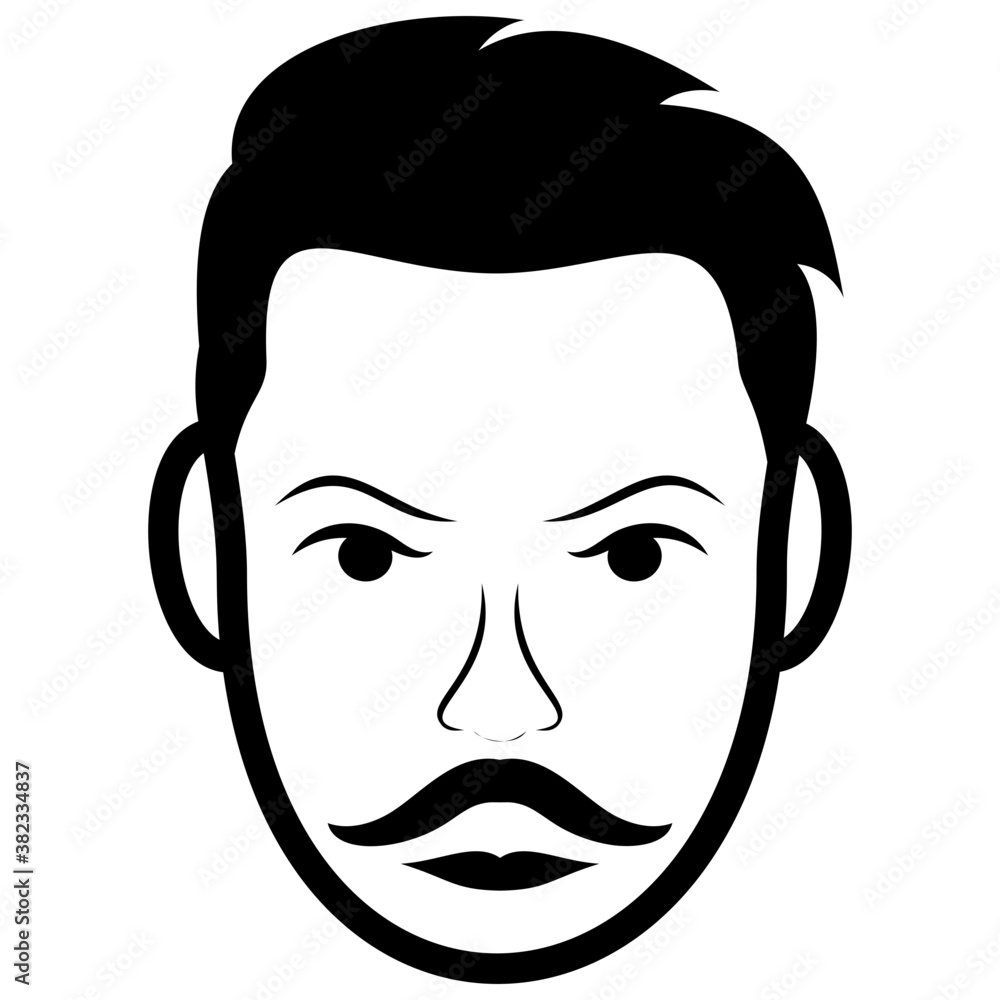 Male avatar line icon
Male avatar line icon