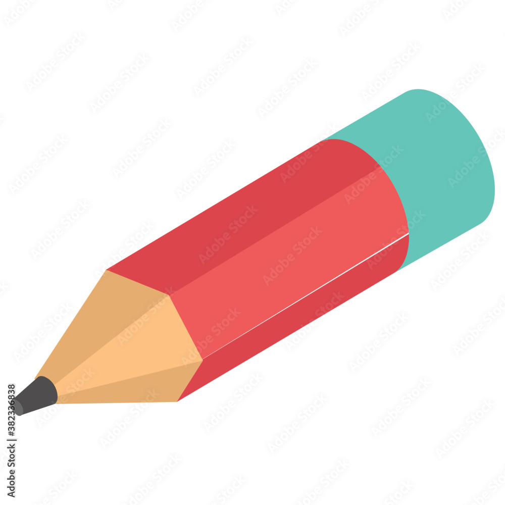 isometric icon design of pencil, sketching pencil
isometric icon design of pencil, sketching pencil