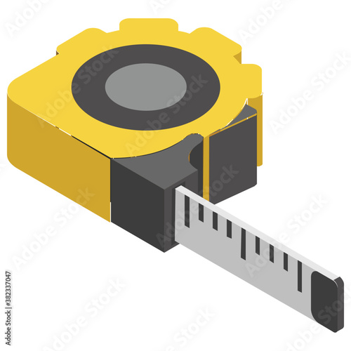 
Inches tape isometric  icon
