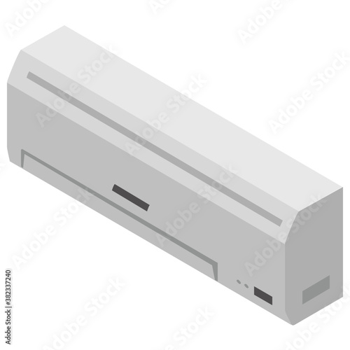 
Air conditioner isometric  icon design 
