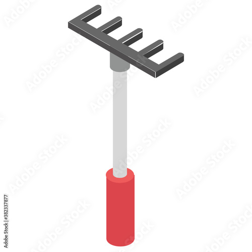 
Skimmer spoon used for frying isometric icon 
