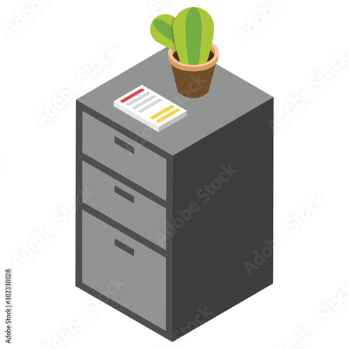 
Side table flat icon design 
