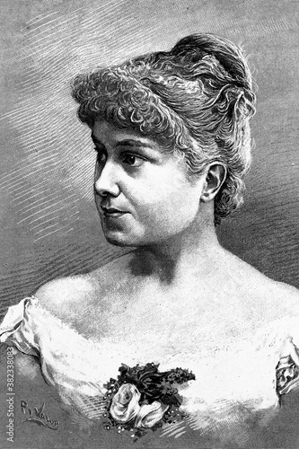 Valokuva Infanta Eulalia of Spain, duchess of Galliera, wife of Antonio de Orleans, Duke of Galliera