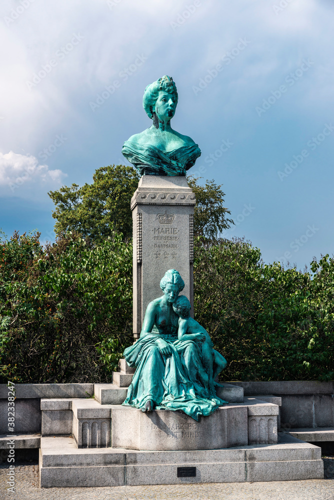 Princess Marie Statue in Copenhagen, Denmark